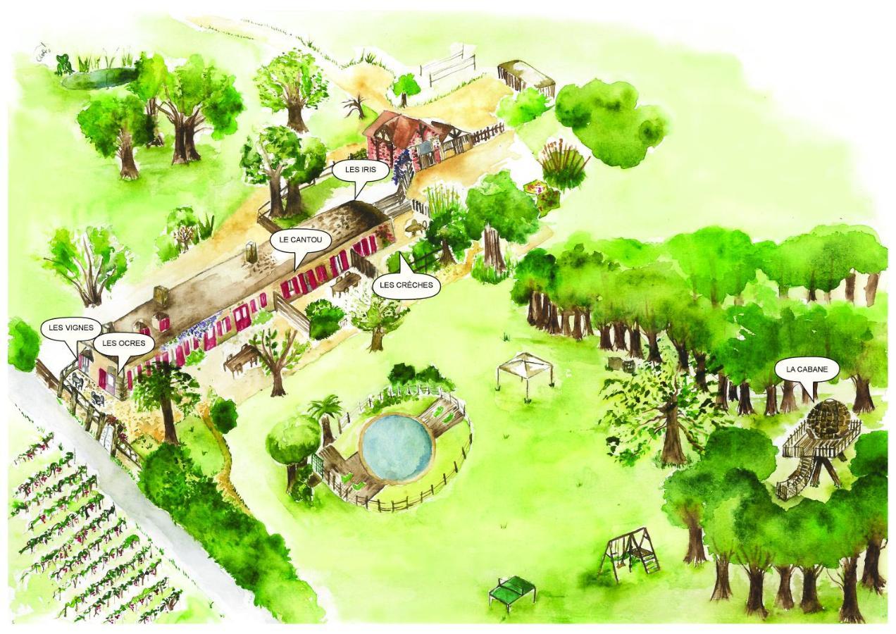 Du Vert & Du Bon Air - Linge Maison Inclus - Parking Prive Gratuit - Centre Ville Bergerac 10Mn - Domaine Bellevue Cottage En Perigord Lembras Dış mekan fotoğraf